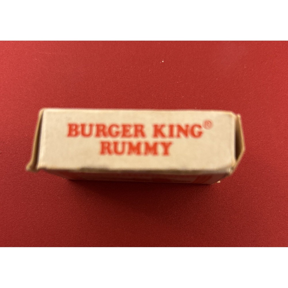 Vintage 1978 Burger King Mini Rummy Card Game, Complete - Picture 3 of 6